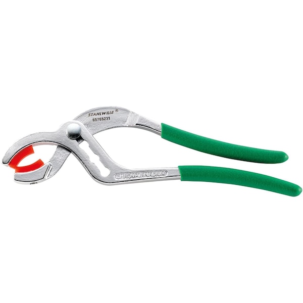 Connector plier L.230 mm head chrome plated handles with dip-coated